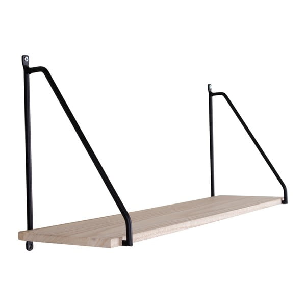 Černá police z masivu pavlovnie Arnhem - House Nordic-image-1