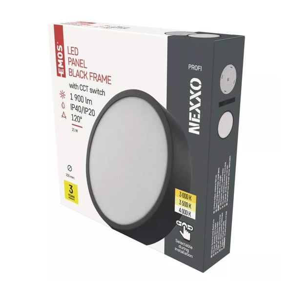 Matně černé LED stropní svítidlo Nexxo – EMOS-image-1