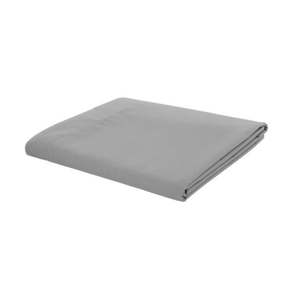 Šedé perkálové prostěradlo 275x275 cm Easy Iron Percale – Catherine Lansfield