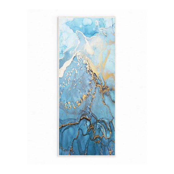 Modrý pratelný koberec 80x150 cm Blue Waves – Oyo Concept