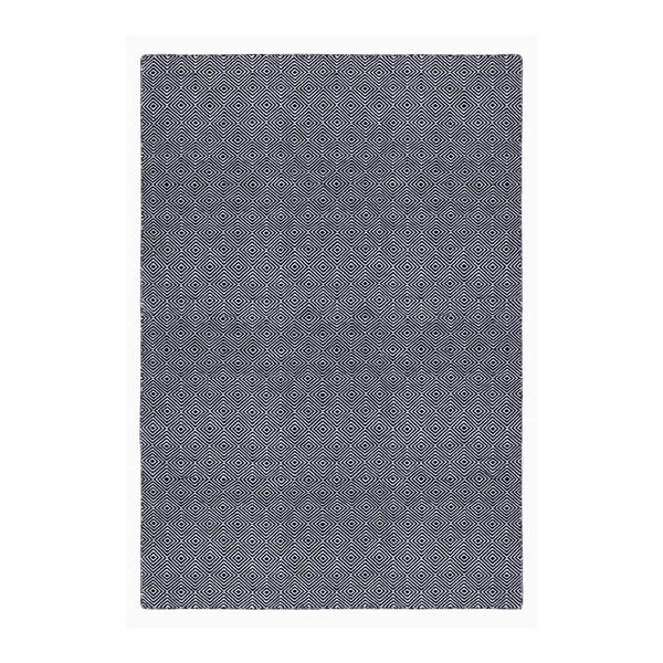 Tmavě modrý oboustranný koberec vhodný i do exteriéru Green Decore Solitaire, 120 x 180 cm