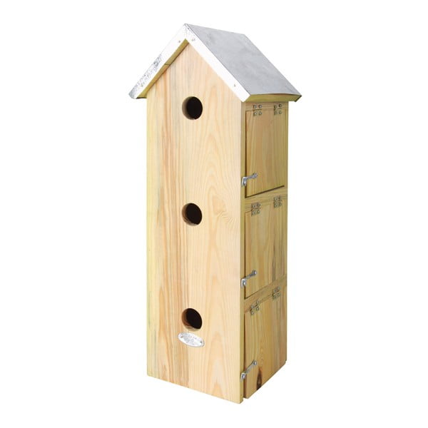 Dřevěná ptačí budka Triple – Esschert Design