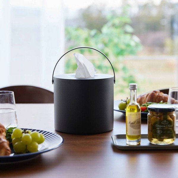 Kovový box na kapesníky Tower – YAMAZAKI-image-1