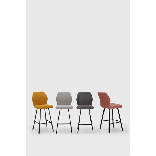 Světle šedé barové židle v sadě 4 ks 65 cm Bei – Marckeric-image-1