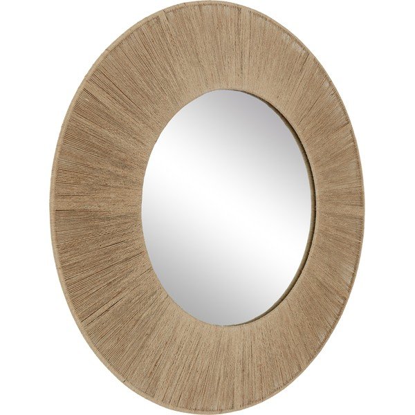 Nástěnné zrcadlo s kovovým rámem Westwing Collection Citra, ø 90 cm-image-2