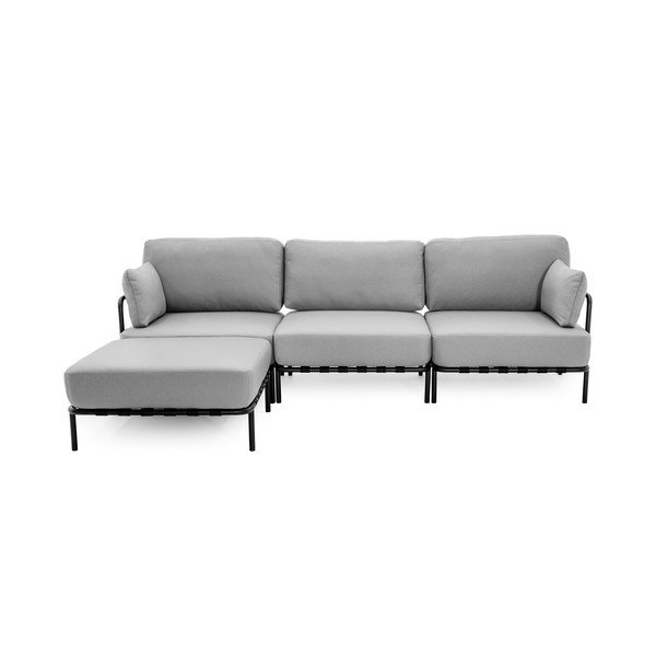 Světle šedá zahradní modulární pohovka 234 cm Salve – Sit Sit-image-2