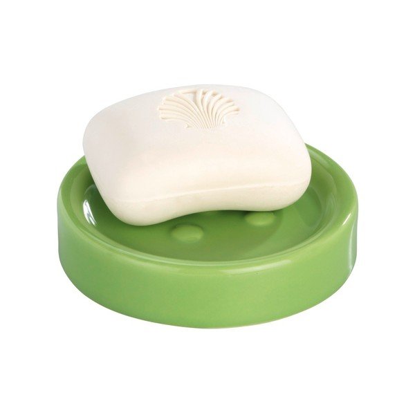 Zelená podložka pod mýdlo Wenko Polaris Green-image-1