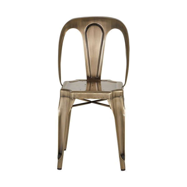 Kovová jídelní židle v mosazné barvě Grange – Premier Housewares-image-2