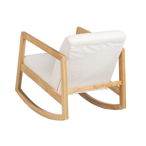 Bílé houpací křeslo – Ixia-image-3