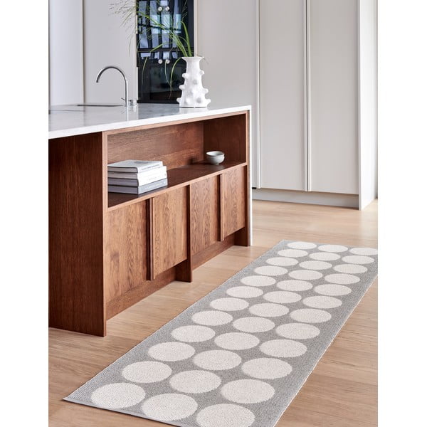 Béžovo-krémový vnitřní a venkovní běhoun 70x160 cm Hugo Linen Vanilla – Pappelina-image-1