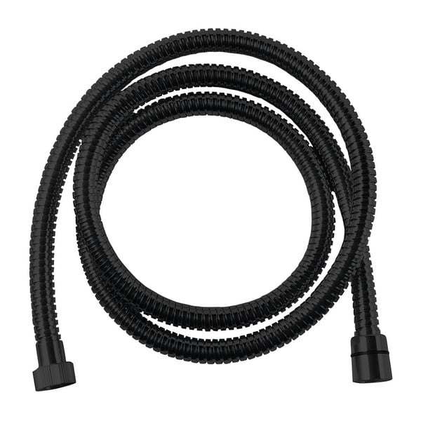 Matně černá sprchová hadice z nerezové oceli Powerflex – Sapho-image-1