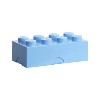Světle modrý svačinový box LEGO®