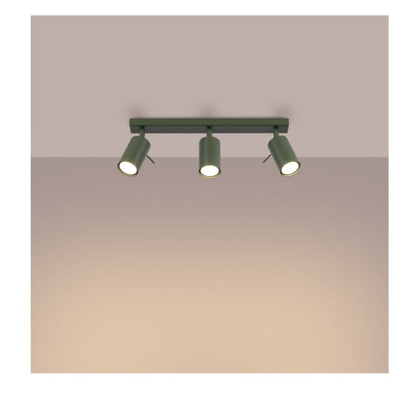 Zelené bodové svítidlo 6x45 cm Etna – Sollux-image-2