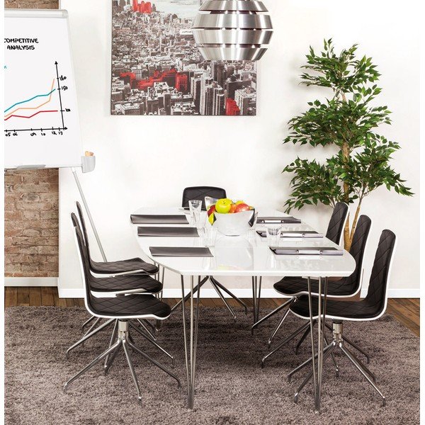 Bílý rozkládací jídelní stůl Kokoon Design Extensio-image-1