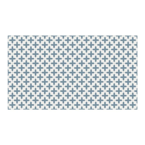 Vinylový koberec Inas Blue, 52x240 cm