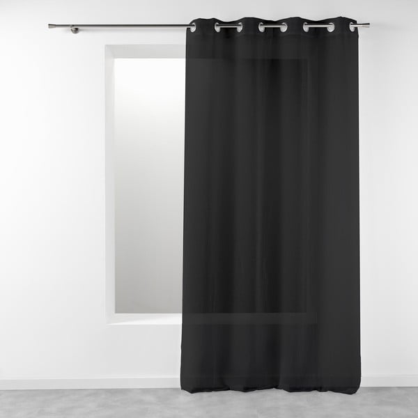 Černá záclona 140x280 cm Telma – douceur d'intérieur