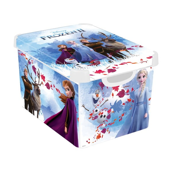 Dětský úložný box s víkem Curver Frozen, 22 l