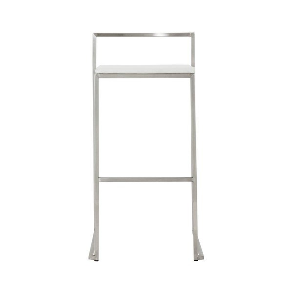 Barová židle s bílým sedákem Kokoon Meto, výška sedu 74 cm-image-3
