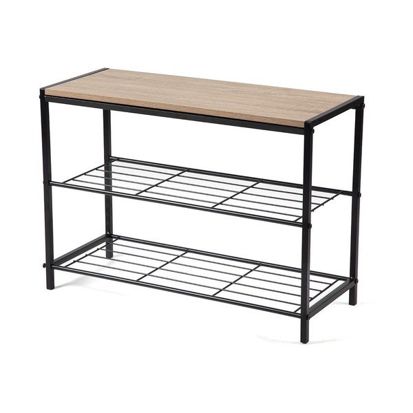 Černý ocelový botník 63x44x30 cm Asten – Bonami Essentials