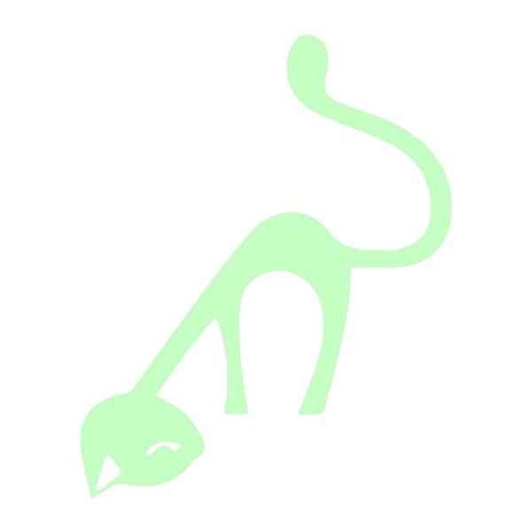 Svítící samolepka Ambiance Cute Cat-image-1