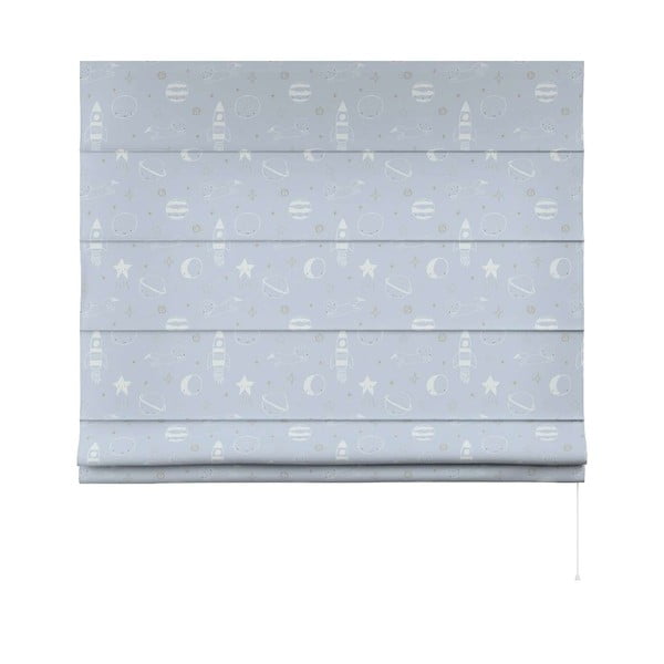 Modrošedá dětská roleta 170x130 cm Magic - Yellow Tipi-image-3