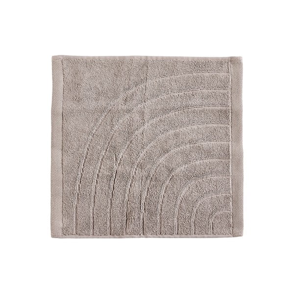 Šedobéžový froté bavlněný ručník 30x30 cm Time – Zone-image-1