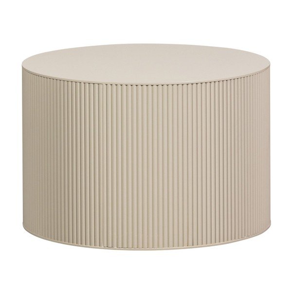 Béžový kulatý konferenční stolek ø 60 cm Sanne – WOOOD