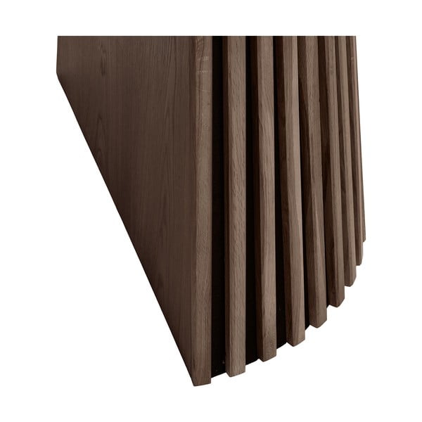 Kulatý rozkládací jídelní stůl s deskou v dubovém dekoru ø 120 cm Osaka – House Nordic-image-4