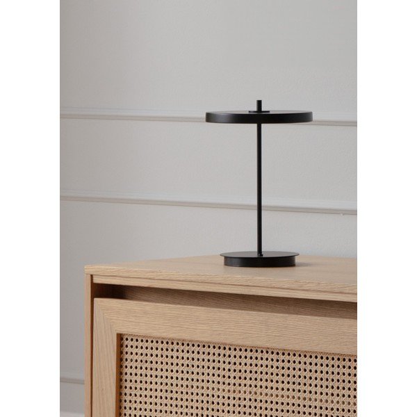 Černá kovová LED stolní lampa s kovovým stínidlem (výška 31 cm) Asteria Move – UMAGE-image-3