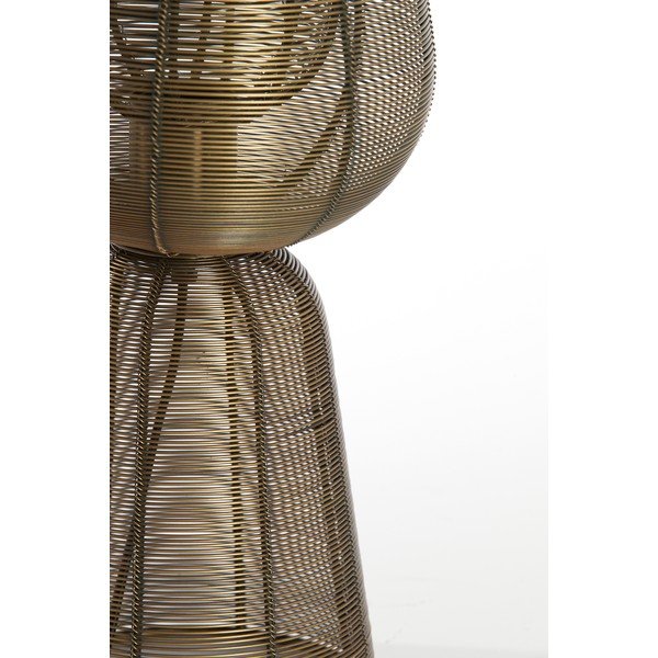 Kovová stolní lampa v bronzové barvě (výška 42 cm) Aboso – Light & Living-image-2