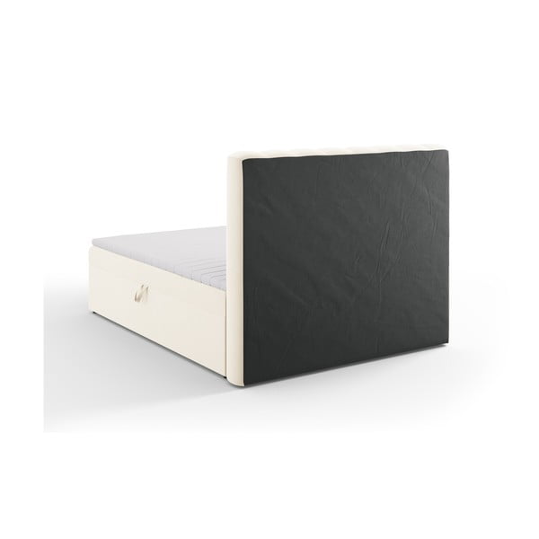 Béžová boxspring postel s úložným prostorem 160x200 cm Gina – Milo Casa-image-4