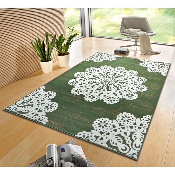 Zelený koberec 150x80 cm Lace - Hanse Home-image-1