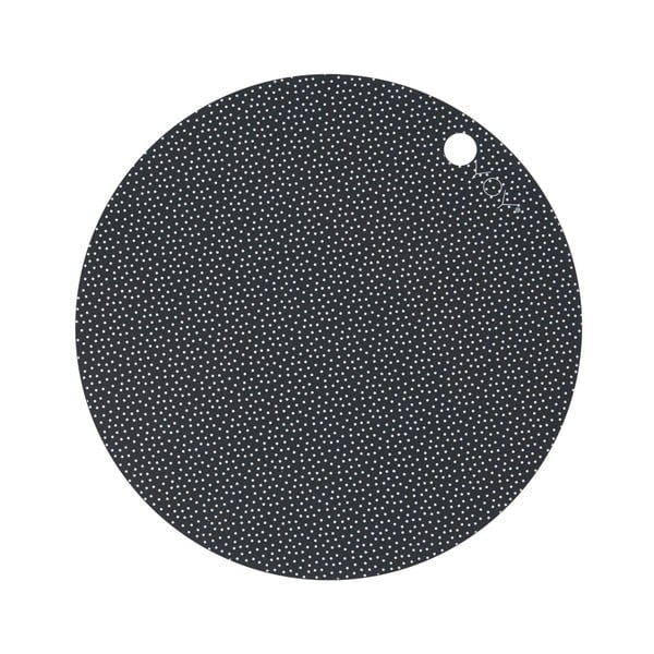 Sada 2 vzorovaných silikonových prostírání OYOY Dot, ⌀ 39 cm