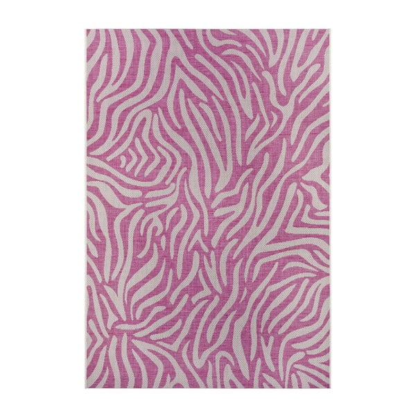 Růžovo-béžový venkovní koberec NORTHRUGS Cebra, 200 x 290 cm
