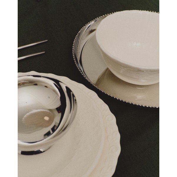 Servírovací tác z nerezové oceli ø 35,5 cm Nirela – Kave Home-image-4