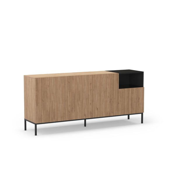 Komoda v přírodní barvě 180x80 cm Cailin – Marckeric-image-1