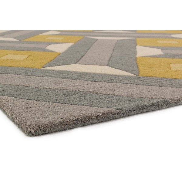 Šedo-žlutý koberec Asiatic Carpets Reef Motif, 120 x 170 cm-image-3