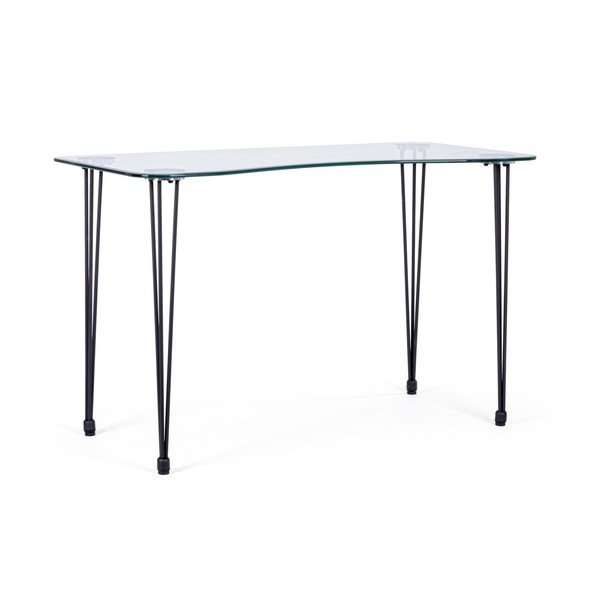 Pracovní stůl se skleněnou deskou 60x120 cm Rondo – Bizzotto