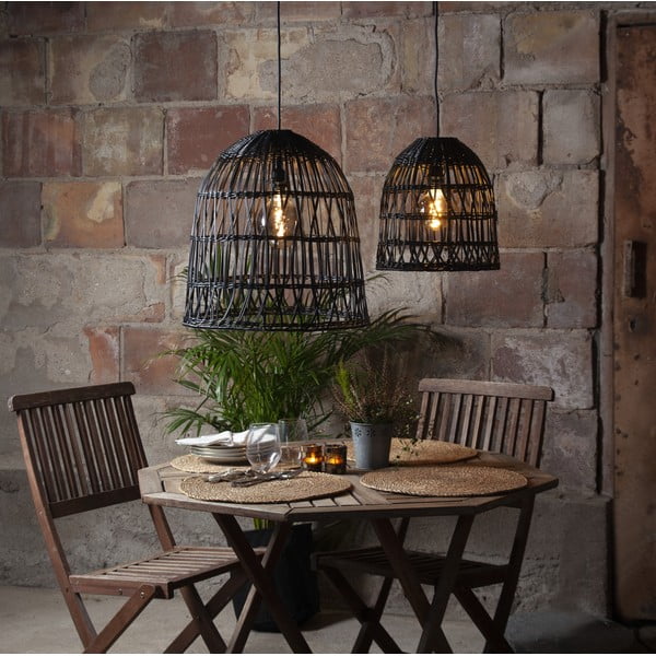 Černé stínidlo ø 30 cm Knute – Star Trading-image-1