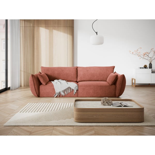Červená pohovka 208 cm Vanda – Mazzini Sofas-image-1