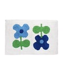 Bílá/modrá koupelnová předložka 50x80 cm Blue Flowers – Rex London