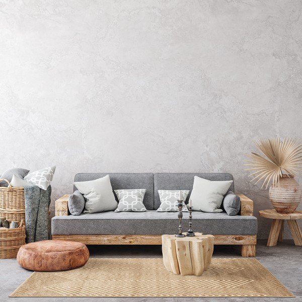 Béžový koberec 133x190 cm Meteo – FD-image-1