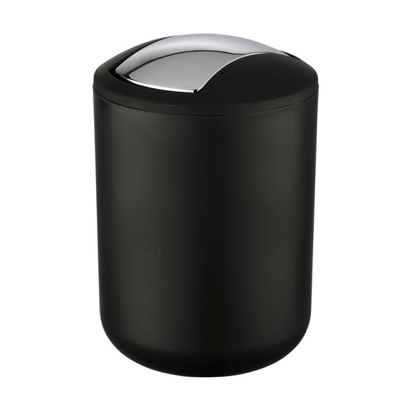 Černá plastová sada doplňků do koupelny Brasil – Wenko-image-3