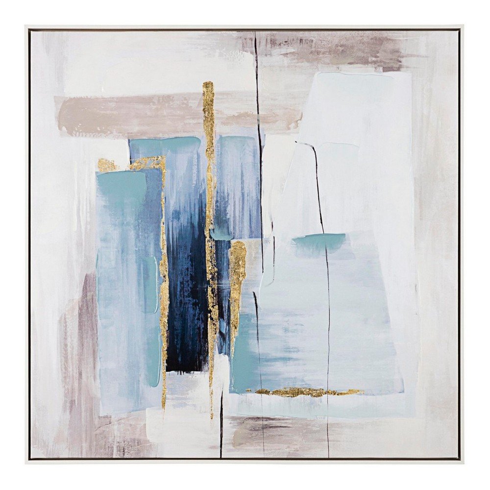 Ručně malovaný obraz s rámem/na plátně 88x88 cm Crown – Bizzotto
