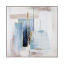 Ručně malovaný obraz s rámem/na plátně 88x88 cm Crown – Bizzotto