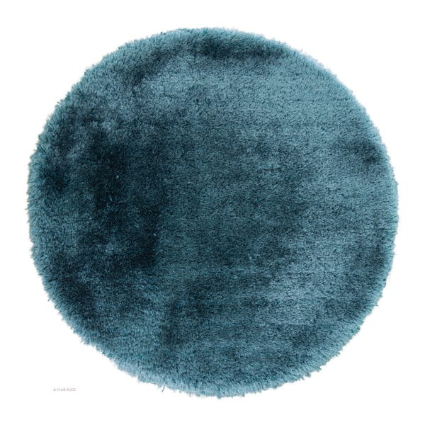 Kruhový modrozelený koberec Flair Rugs Pearl, 150 cm