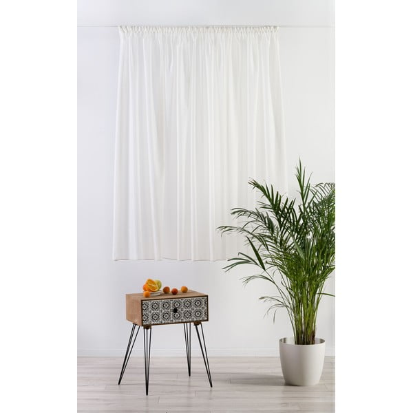 Krémová záclona 280x160 cm Barbara – Mendola Fabrics-image-2