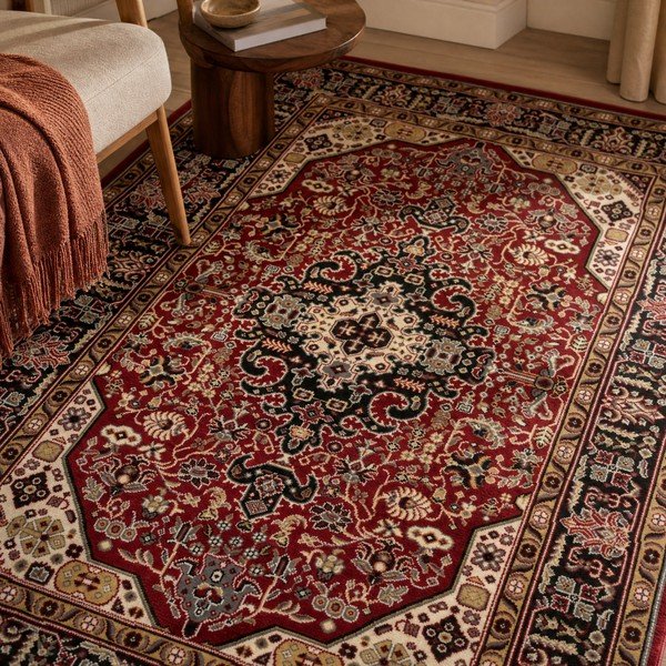 Červený koberec Nouristan Skazar Isfahan, 80 x 150 cm-image-1