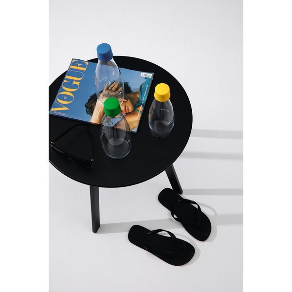 Černý zahradní stůl Le Bonom Full Steel, ø 50 cm-image-1