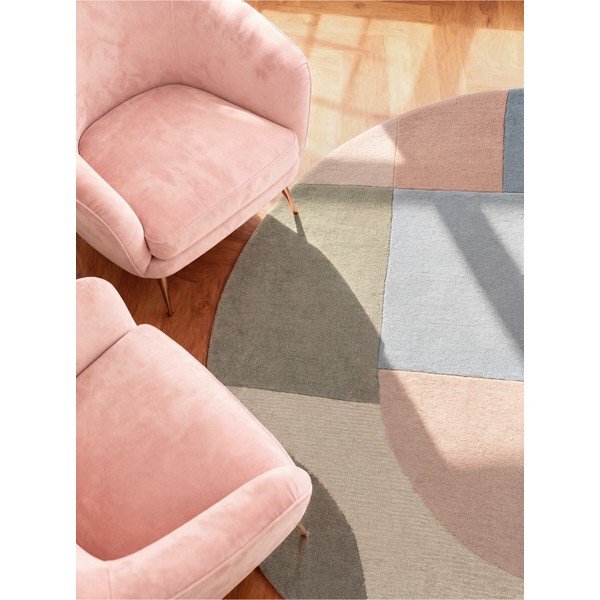 Ručně tkaný vlněný kulatý koberec ø 200 cm Westminster Piccadilly – Ted Baker-image-4